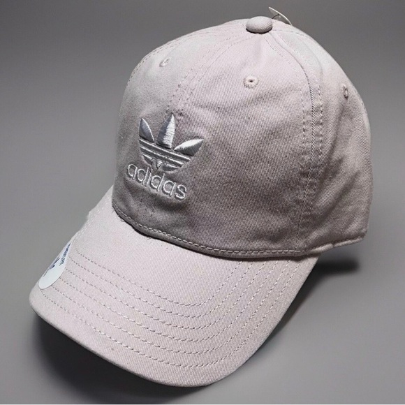 Adidas Trefoil Logo Fit ICE Purple Strapback Adjustable Baseball Cap NWOT - Picture 2 of 9